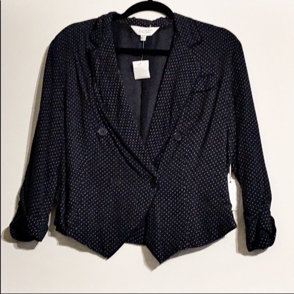 Forever 21 polka dot blazer